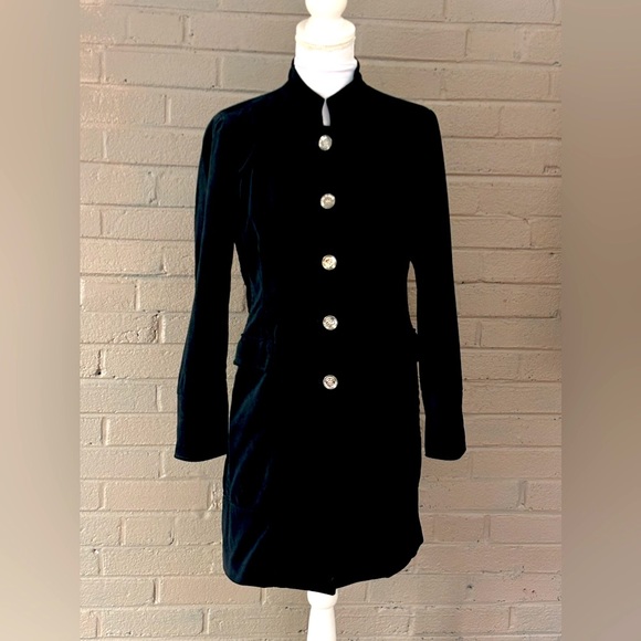 Chico’s black velvet jacket 4 - Picture 2 of 14